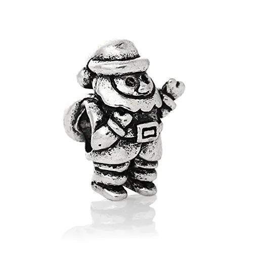 "Christmas Reindeer" Charm Bead Spacer Compatible for Most European Snake Chain Bracelet