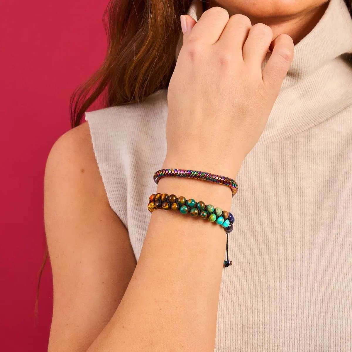 Rainbow Chakra | 7 Gemstone Bracelet