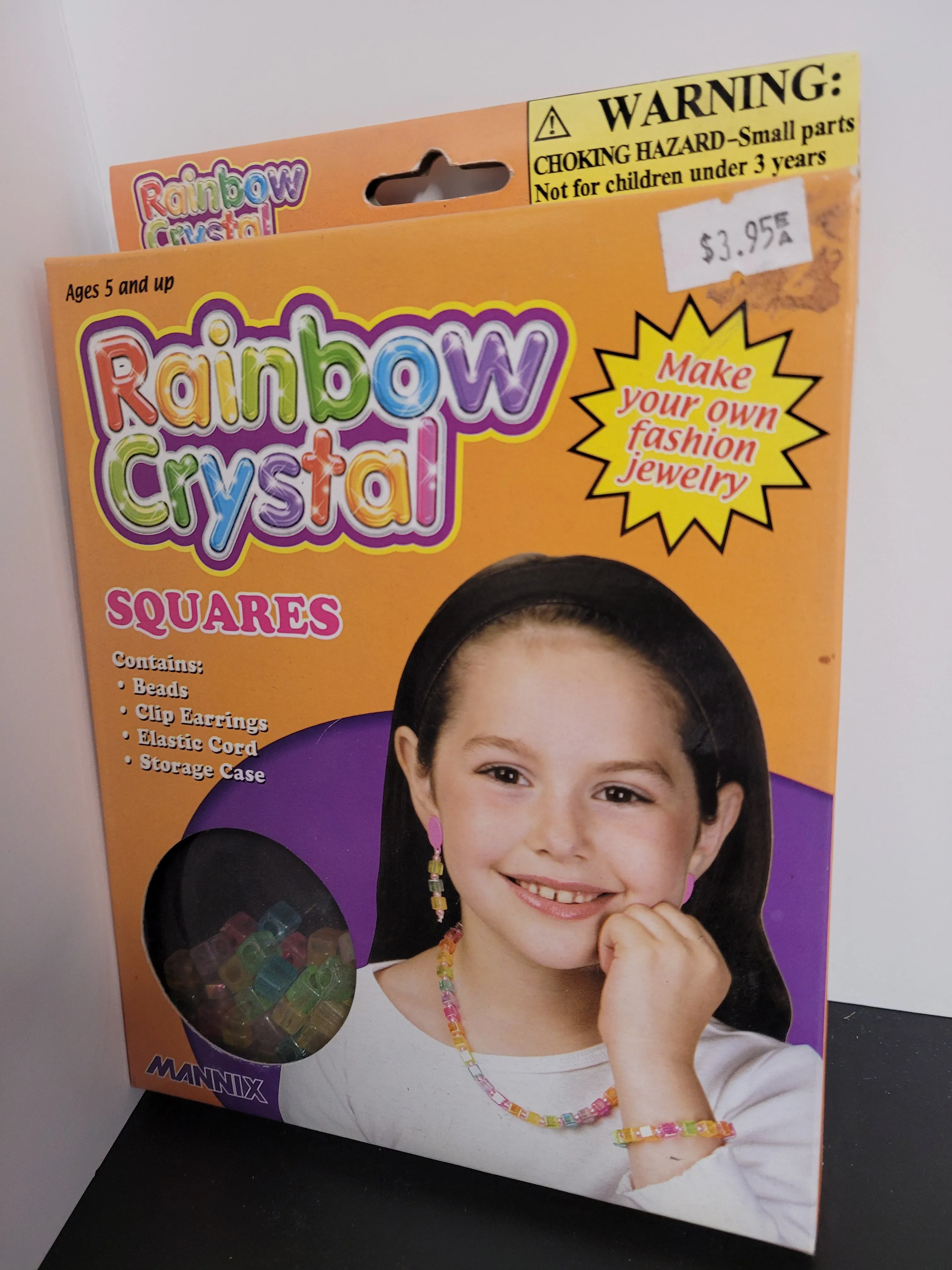 Rainbow Crystal Squares Jewelry Kit