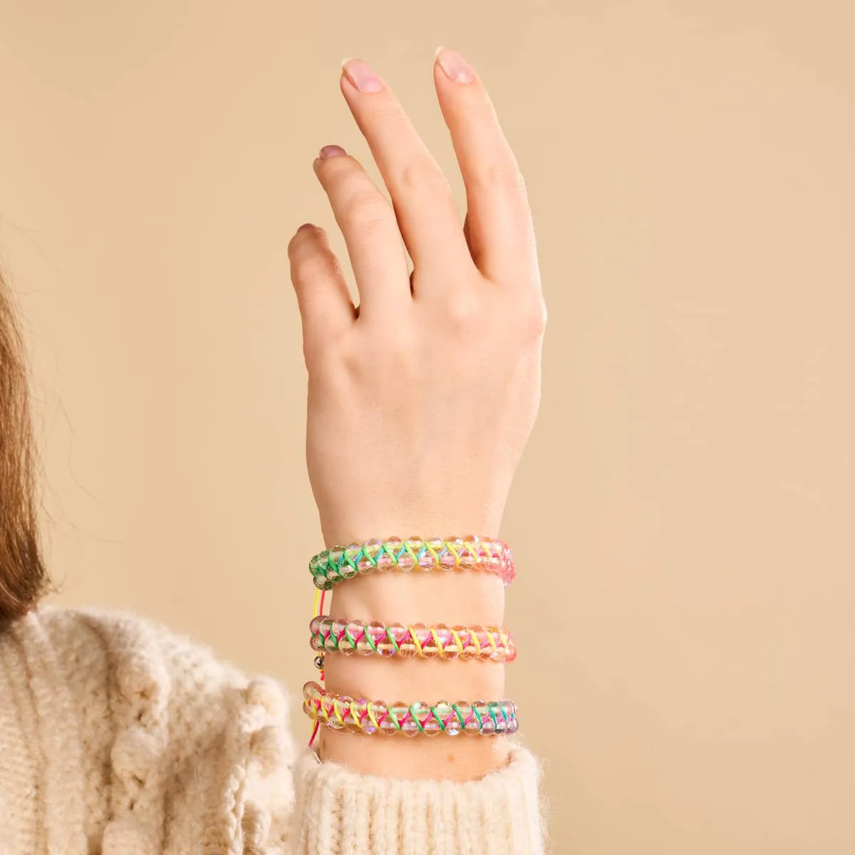 Rainbow White x Spectrum | Silver | Prisma Vitality Bracelet