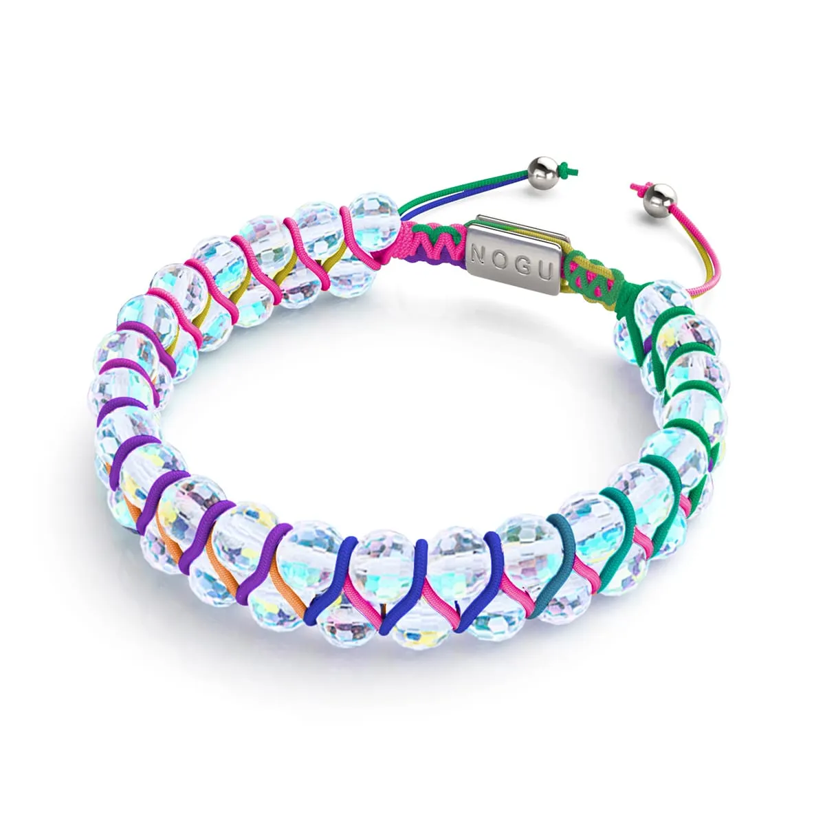 Rainbow White x Spectrum | Silver | Prisma Vitality Bracelet