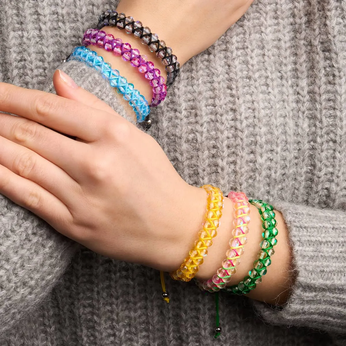 Rainbow White x Spectrum | Silver | Prisma Vitality Bracelet