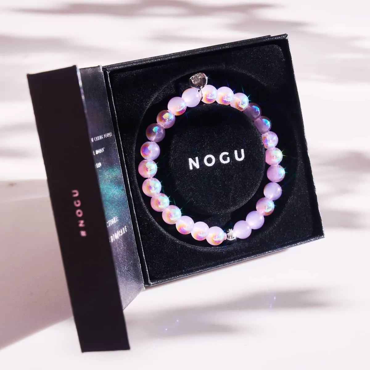 Raspberry | .925 Sterling Silver | Bubble Glass Bracelet