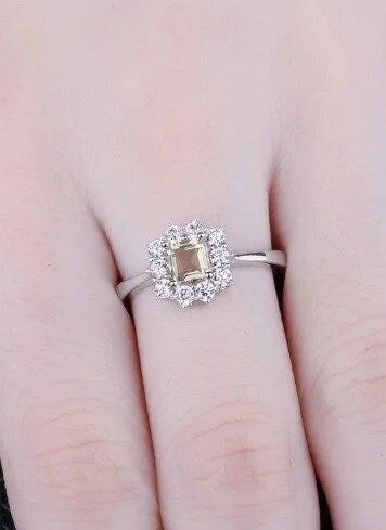 Real Lemon Topaz Ring