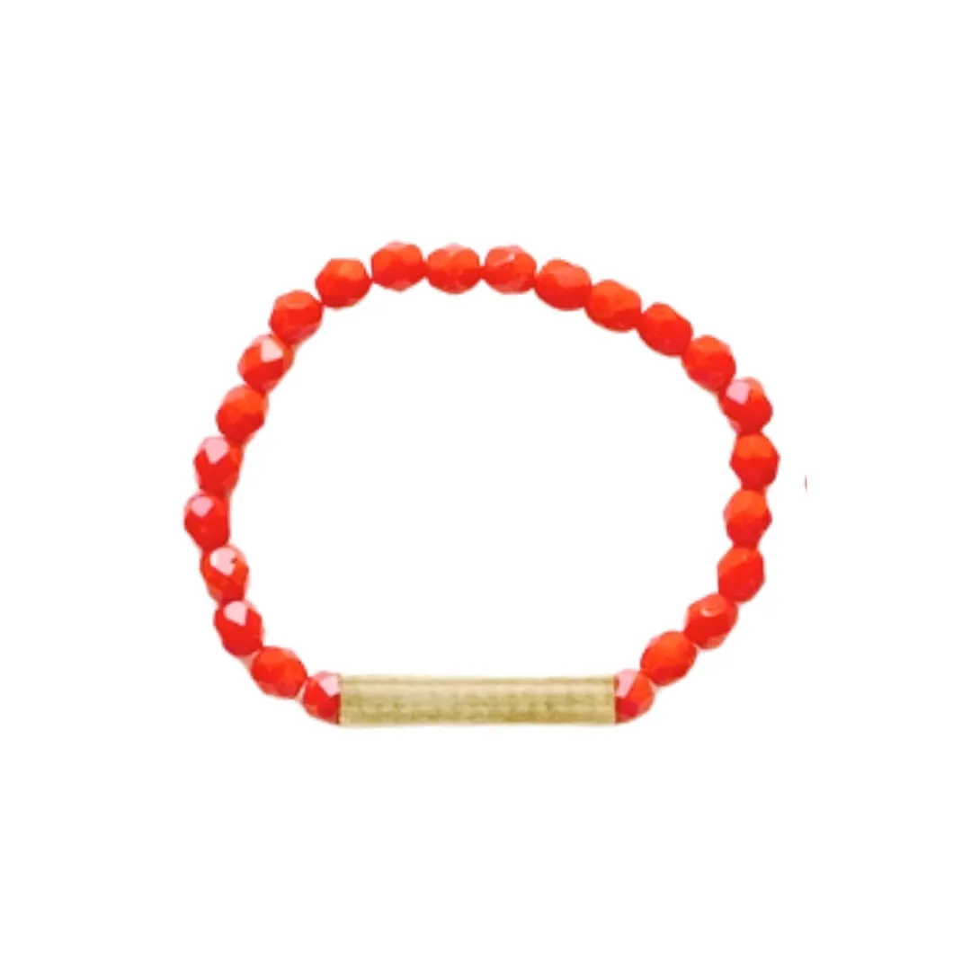 Red Bead Bracelet