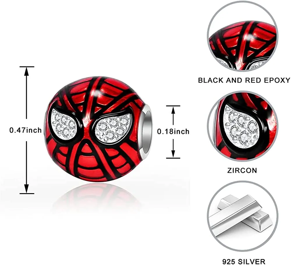 Red Spider Bead Charm
