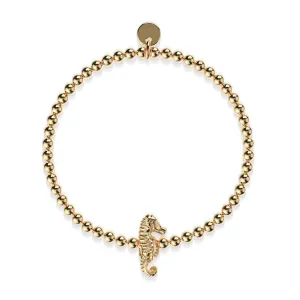 Reef | 18k Gold | Seahorse Charm Bracelet