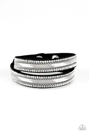 Rocker Rivalry Black Paparazzi Bracelet