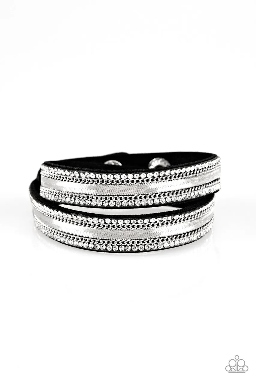 Rocker Rivalry Black Paparazzi Bracelet
