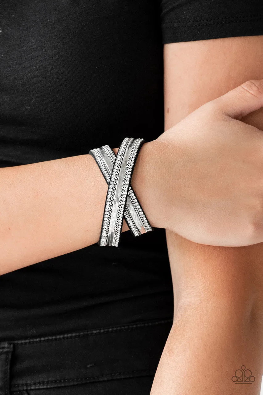 Rocker Rivalry Black Paparazzi Bracelet
