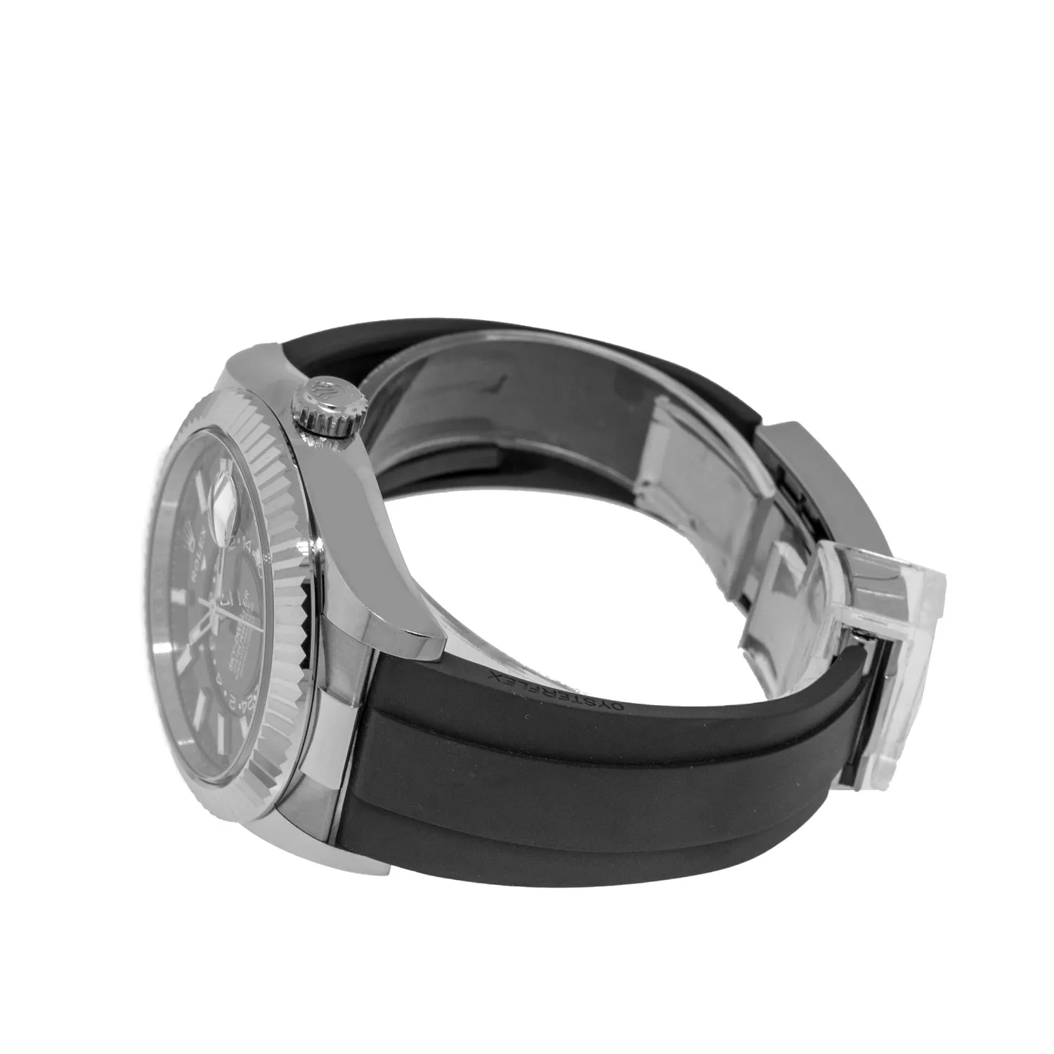 Rolex Sky-Dweller 42mm White Gold Black Index Dial & Fluted Bezel 336239