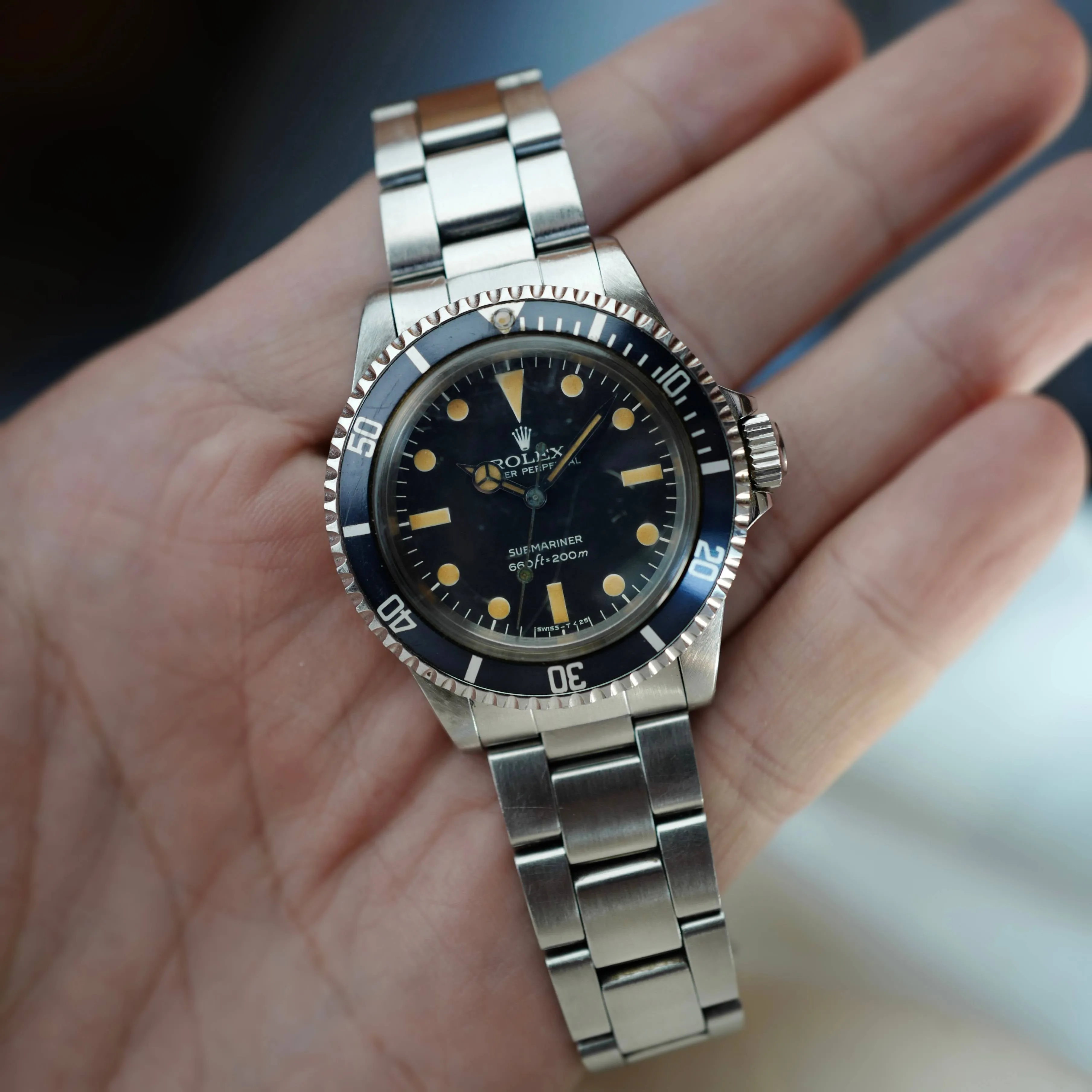 Rolex Steel Submariner Ref. 5513 with Original Paper