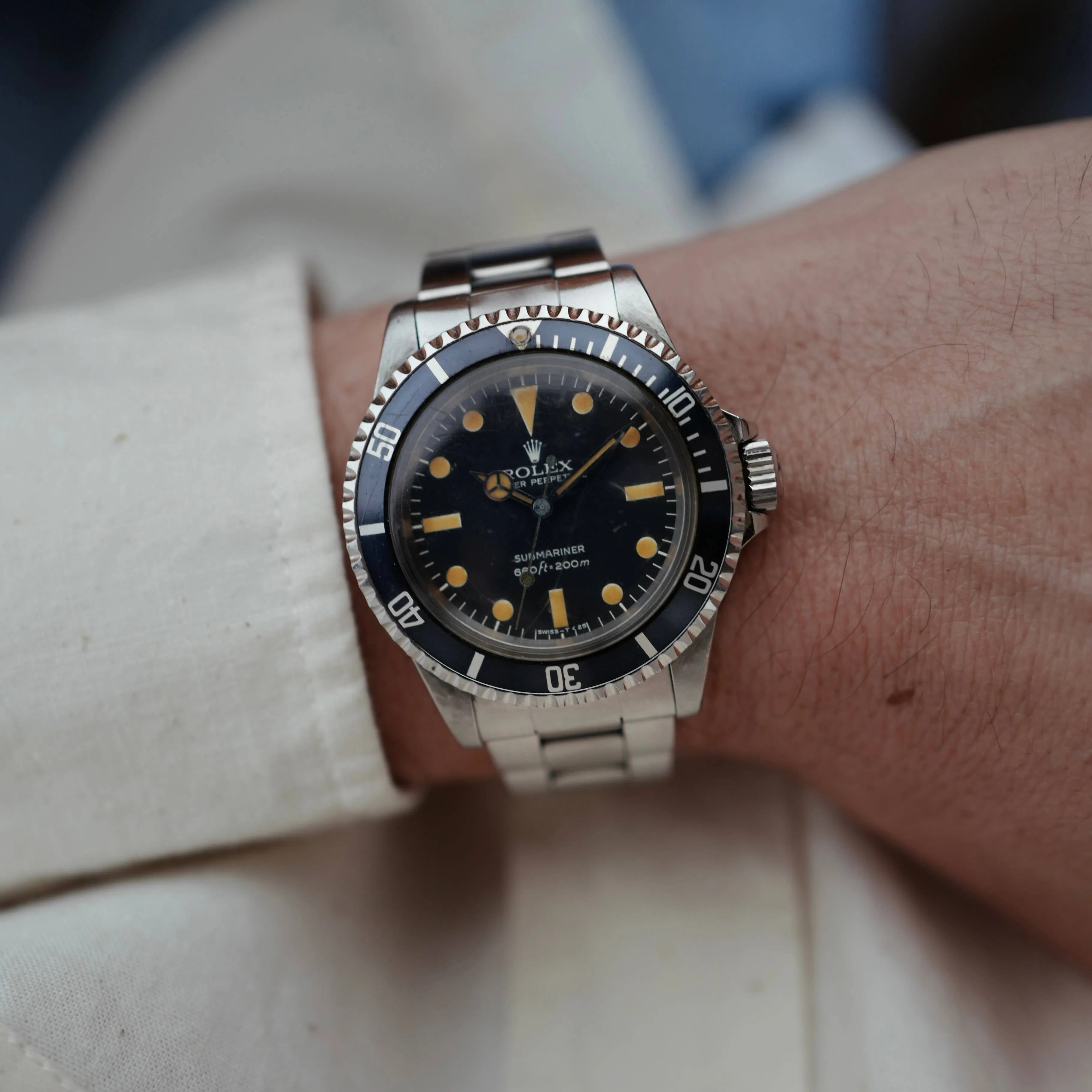 Rolex Steel Submariner Ref. 5513 with Original Paper