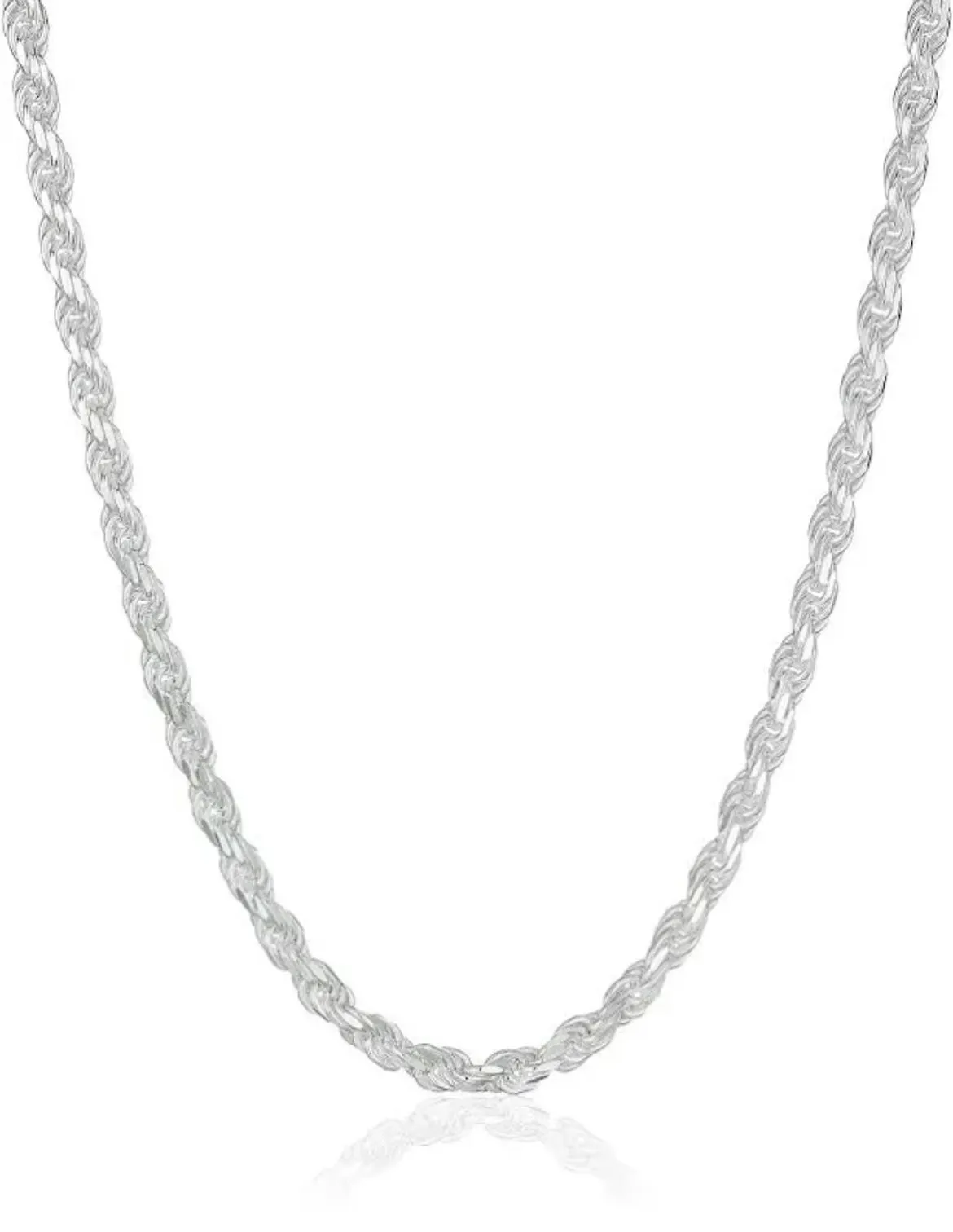 ROPE CHAIN-WHITE GOLD