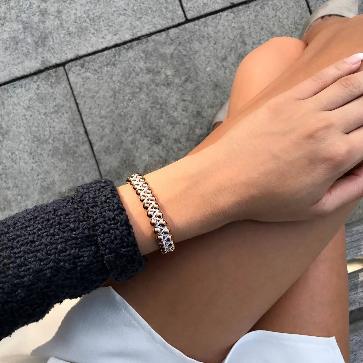 Rose Gold | White | Vitality Bracelet