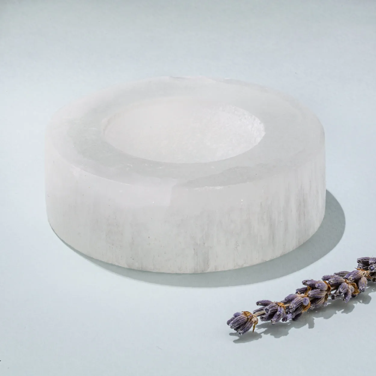 Round Satin Spar Sphere Holder