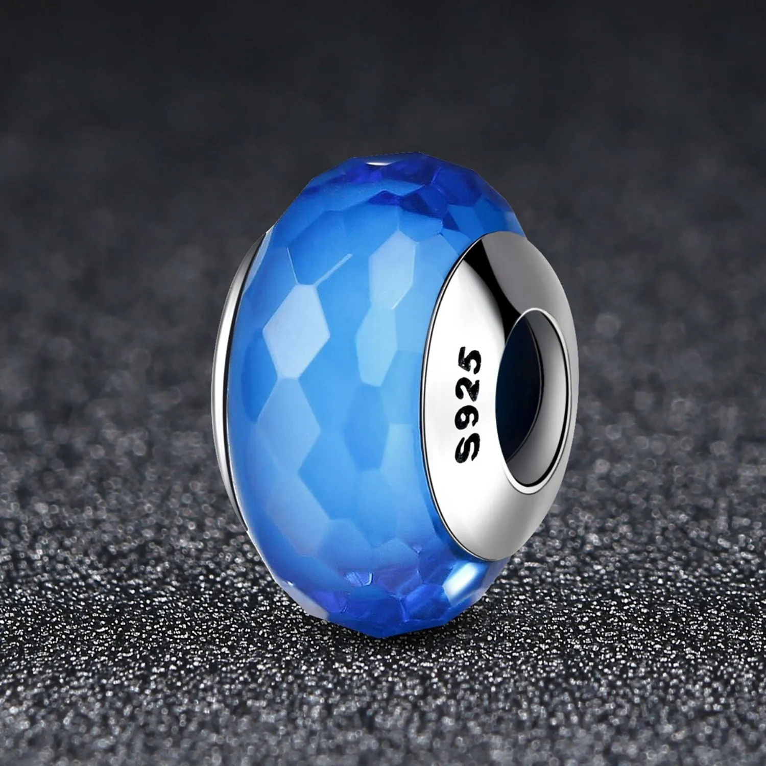 Royal Blue Murano Bead Charm