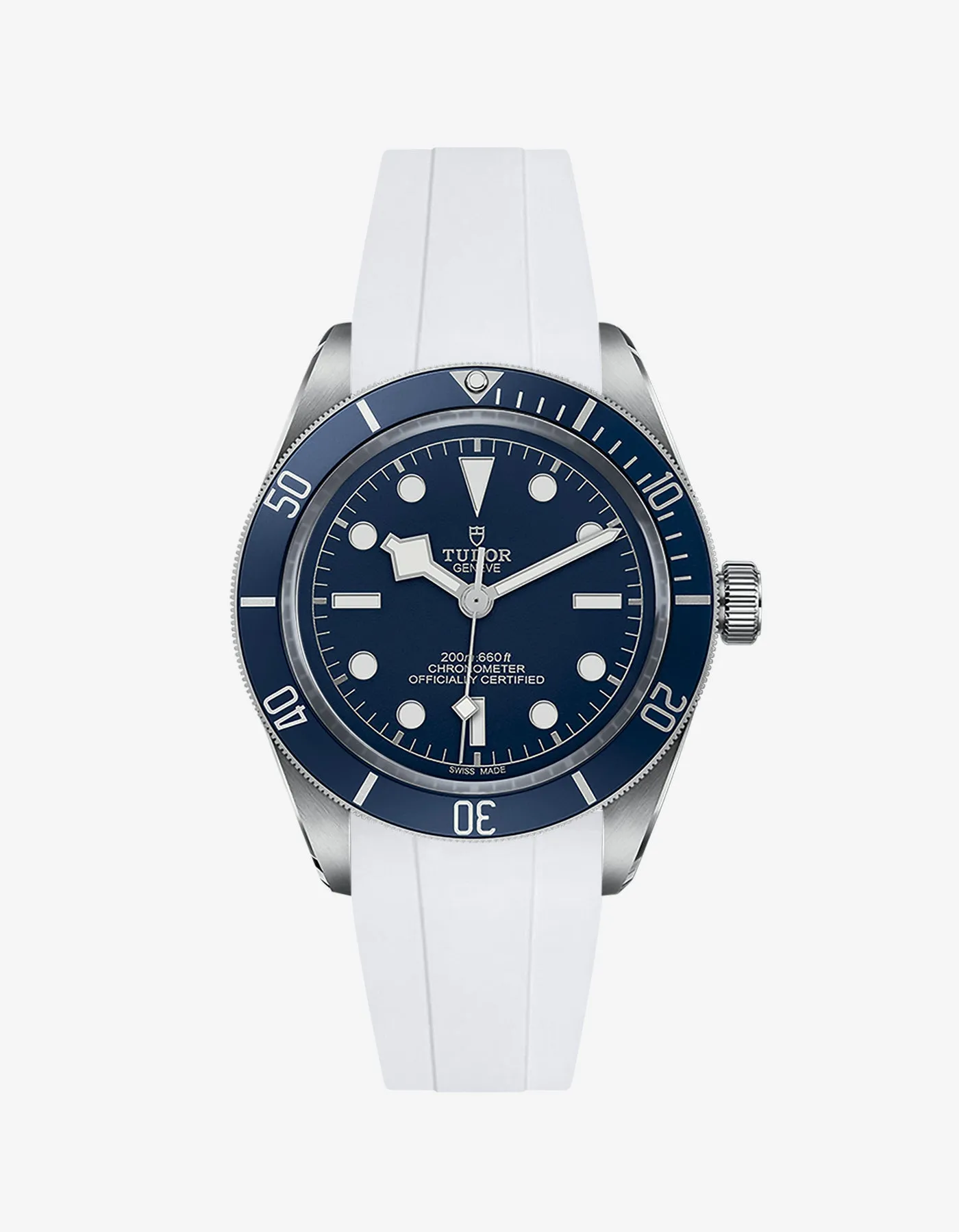 Rubber Strap for Tudor Black Bay 58 Navy Blue