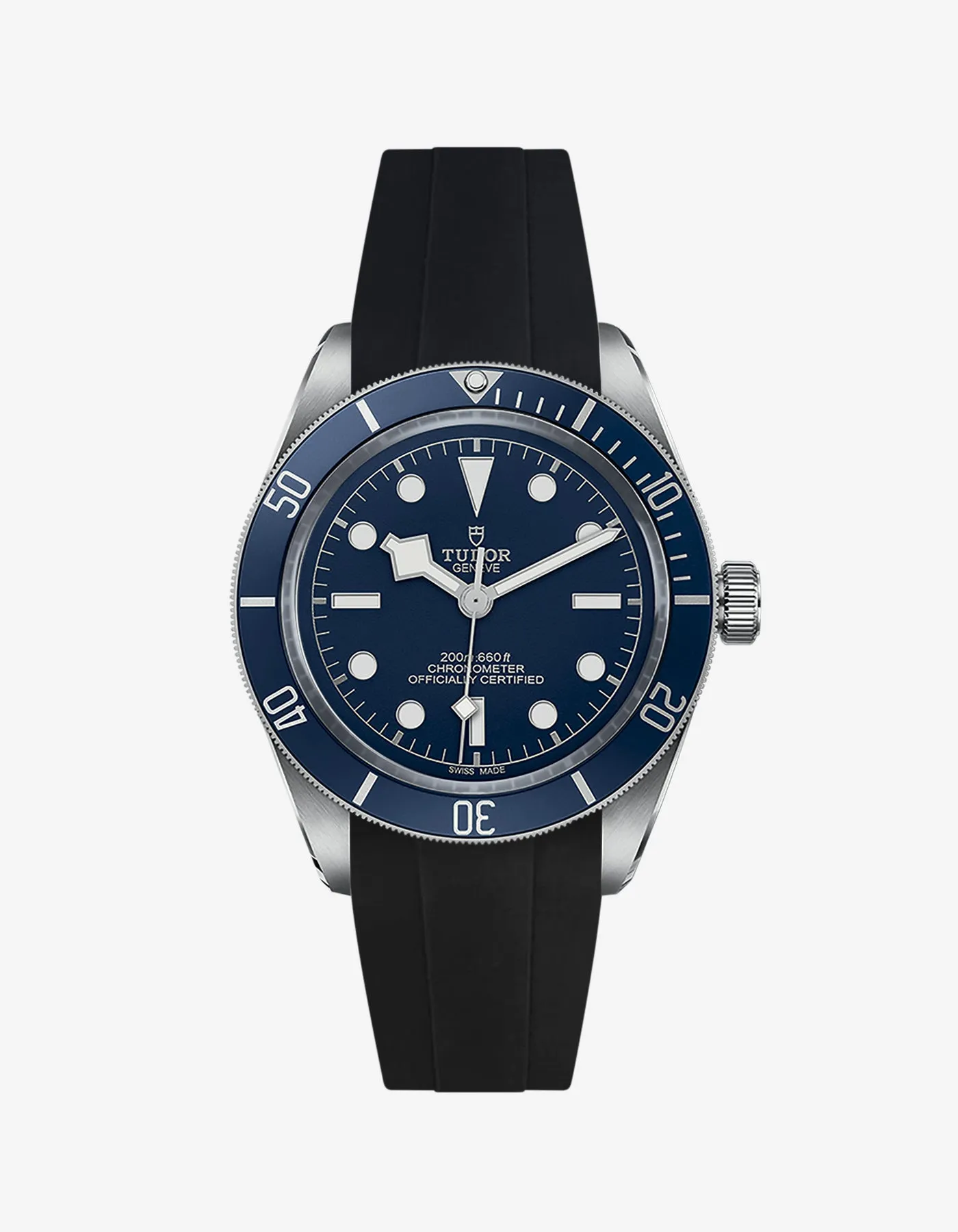 Rubber Strap for Tudor Black Bay 58 Navy Blue