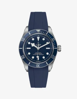 Rubber Strap for Tudor Black Bay 58 Navy Blue