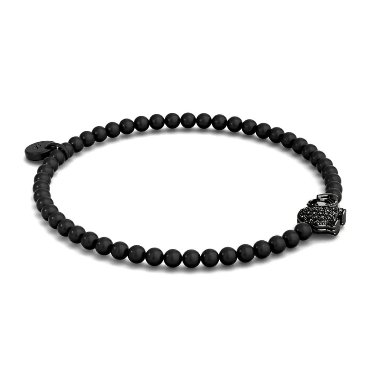 Sanctuary | Gunmetal | Crystal Elephant Charm Bracelet
