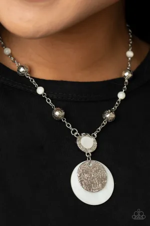 SEA the Sights White Paparazzi Necklace