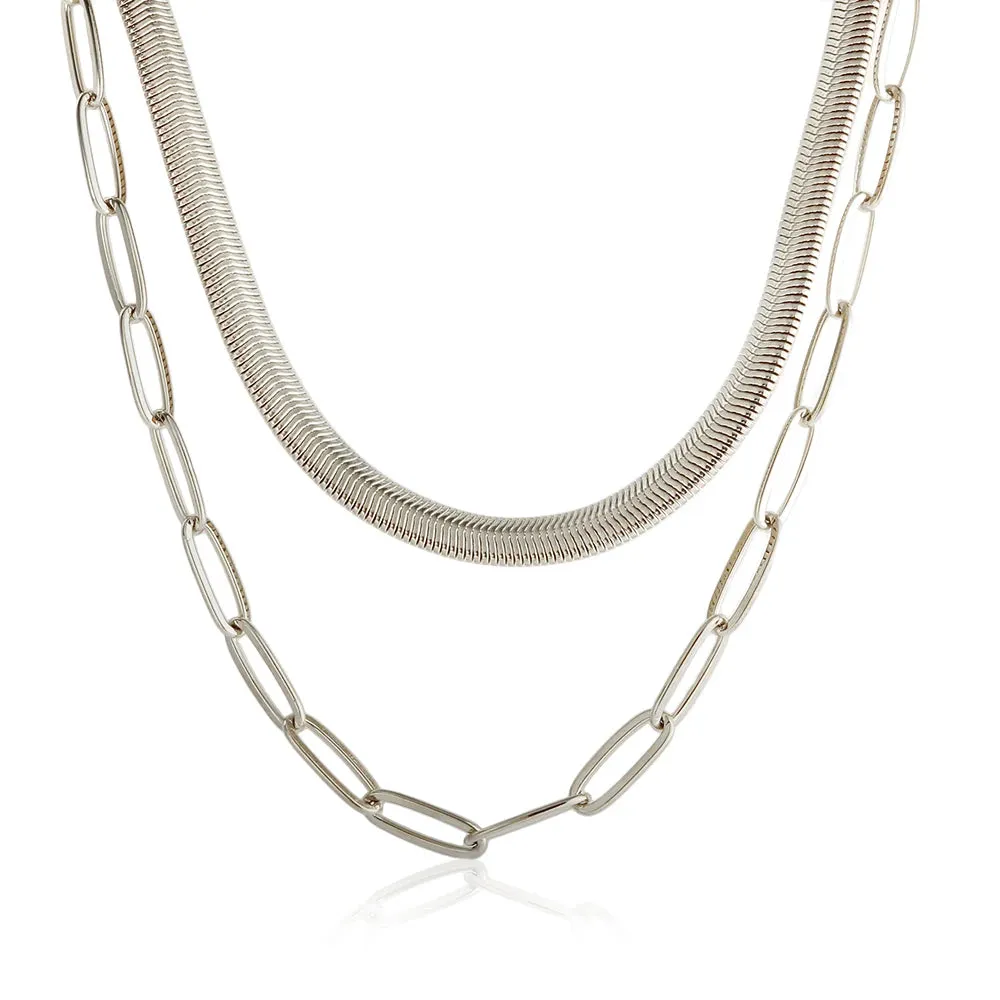 Seraphina's Double Cross Necklace