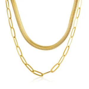 Seraphina's Double Cross Necklace