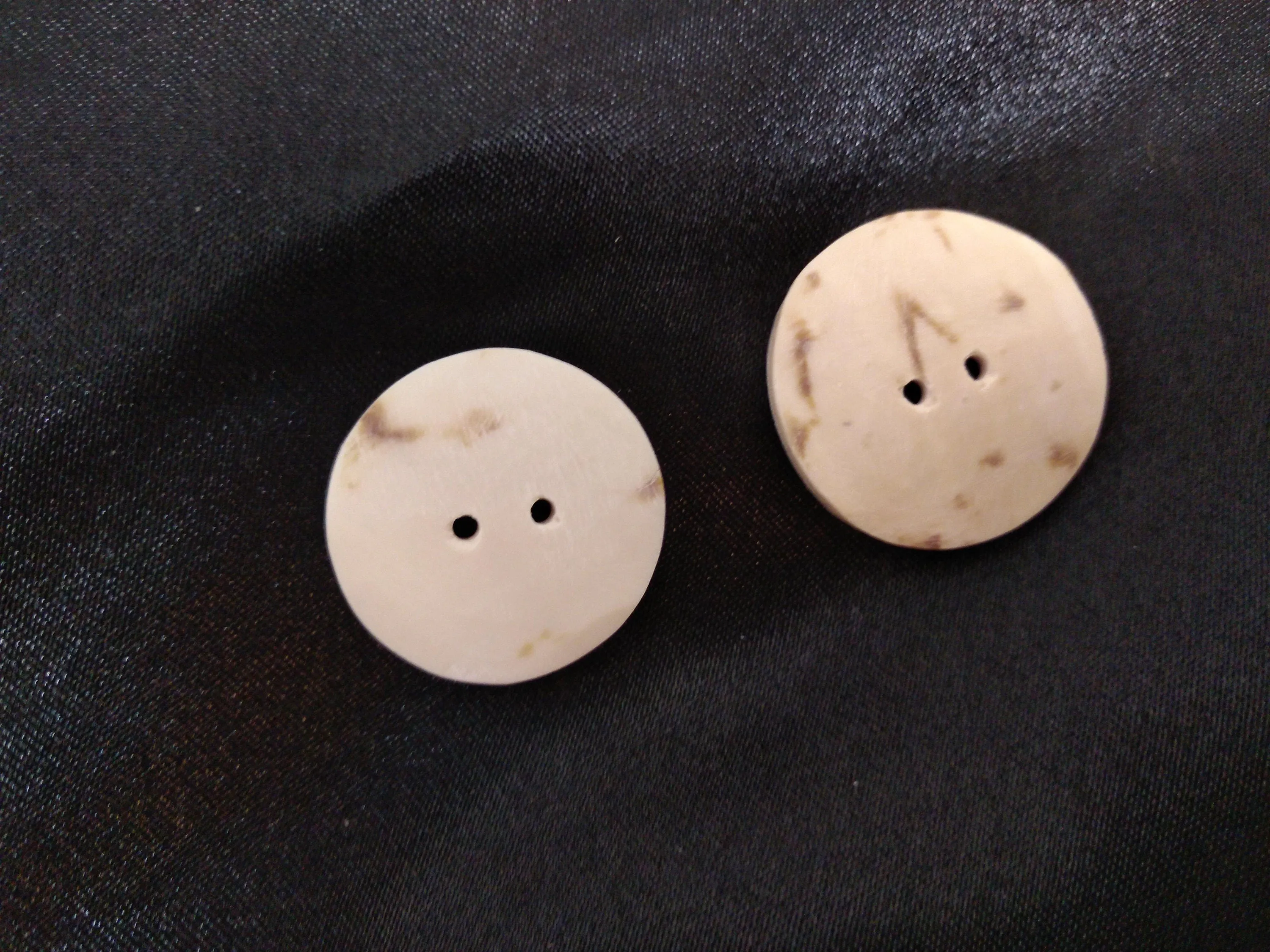 Shell Disc Buttons 1", 1.5", 2" or 2.5" each for Regalia, Button Blankets, Shawls, Macrame, Hats, and Broaches or Clasps