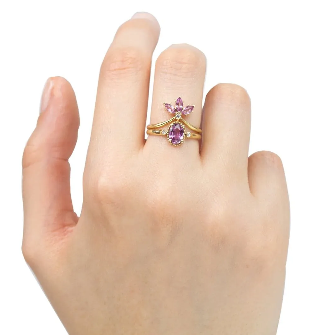 Sigal Pink Sapphire Ring
