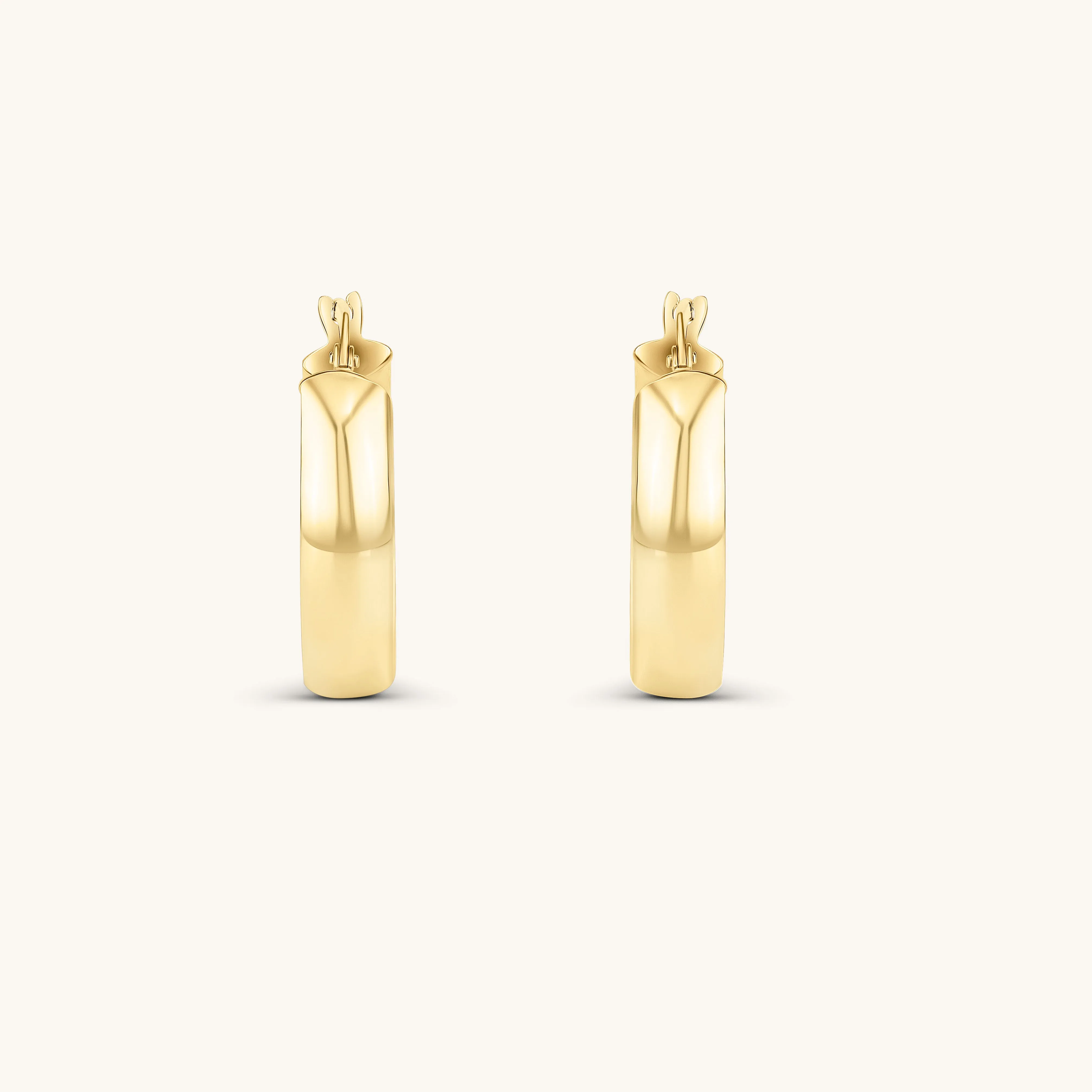 Signature Small Gold Hoop Earrings