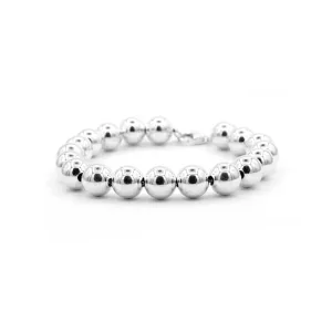 Silver Bead Bracelet