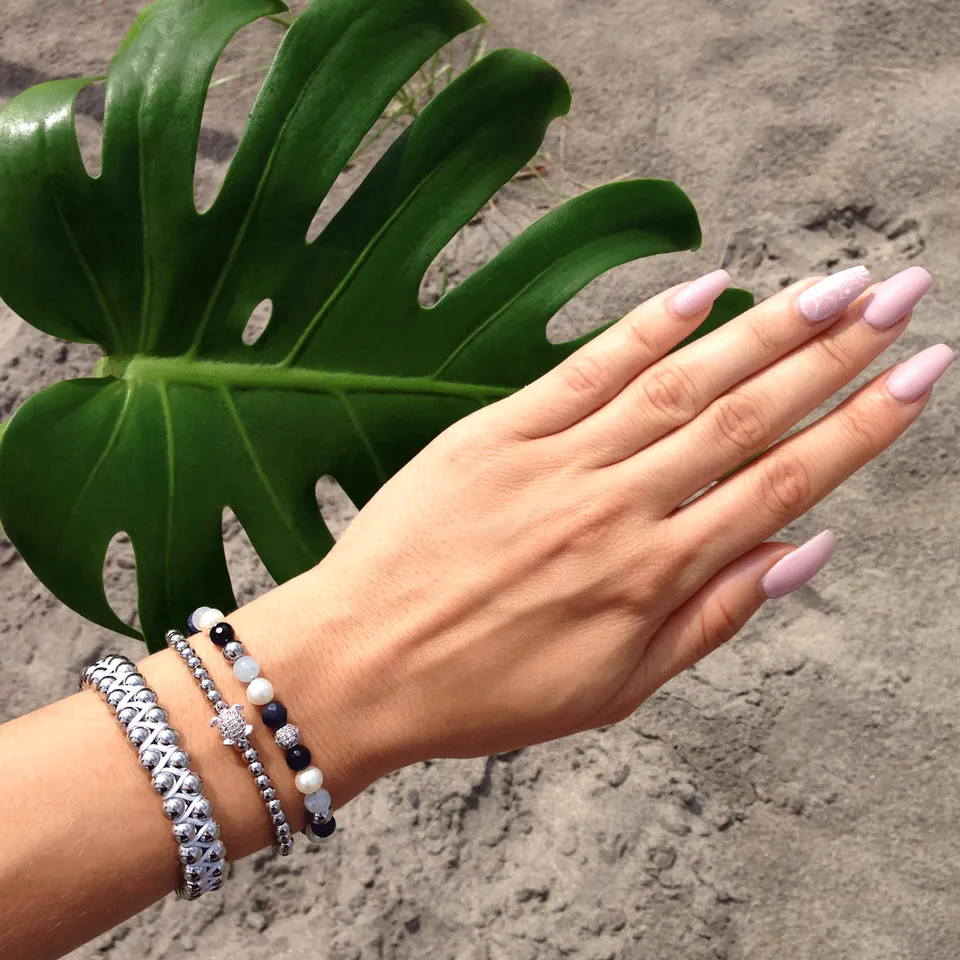 Silver | Stone Crystal Kikiballa Bracelet