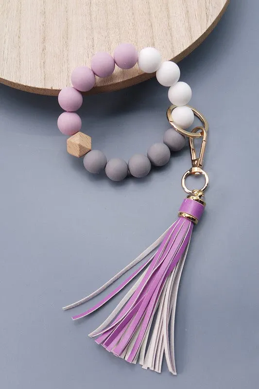 Simply Beaded Key Ring