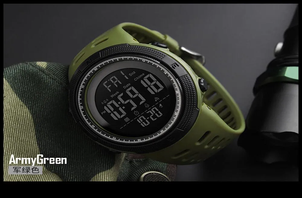 Skmei 1251 Original Digital Sports Watch Army Green