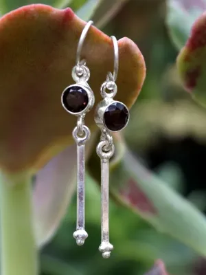 Smoky Quartz Drop Earring Set 4