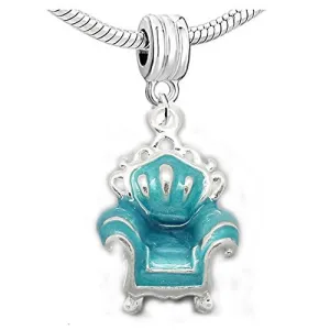 Sofa Charm Dangle Bead Spacer For Snake Chain Charm Bracelet