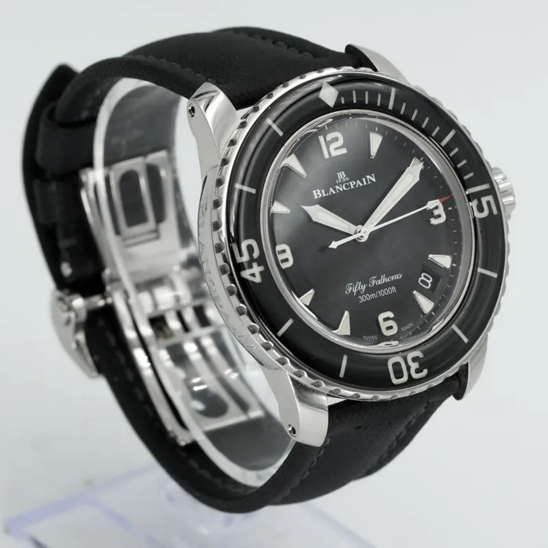 SOLD - 5/2/25 - Blancpain Fifty Fathoms 5015-1130-52B Box & Book Circa 2020