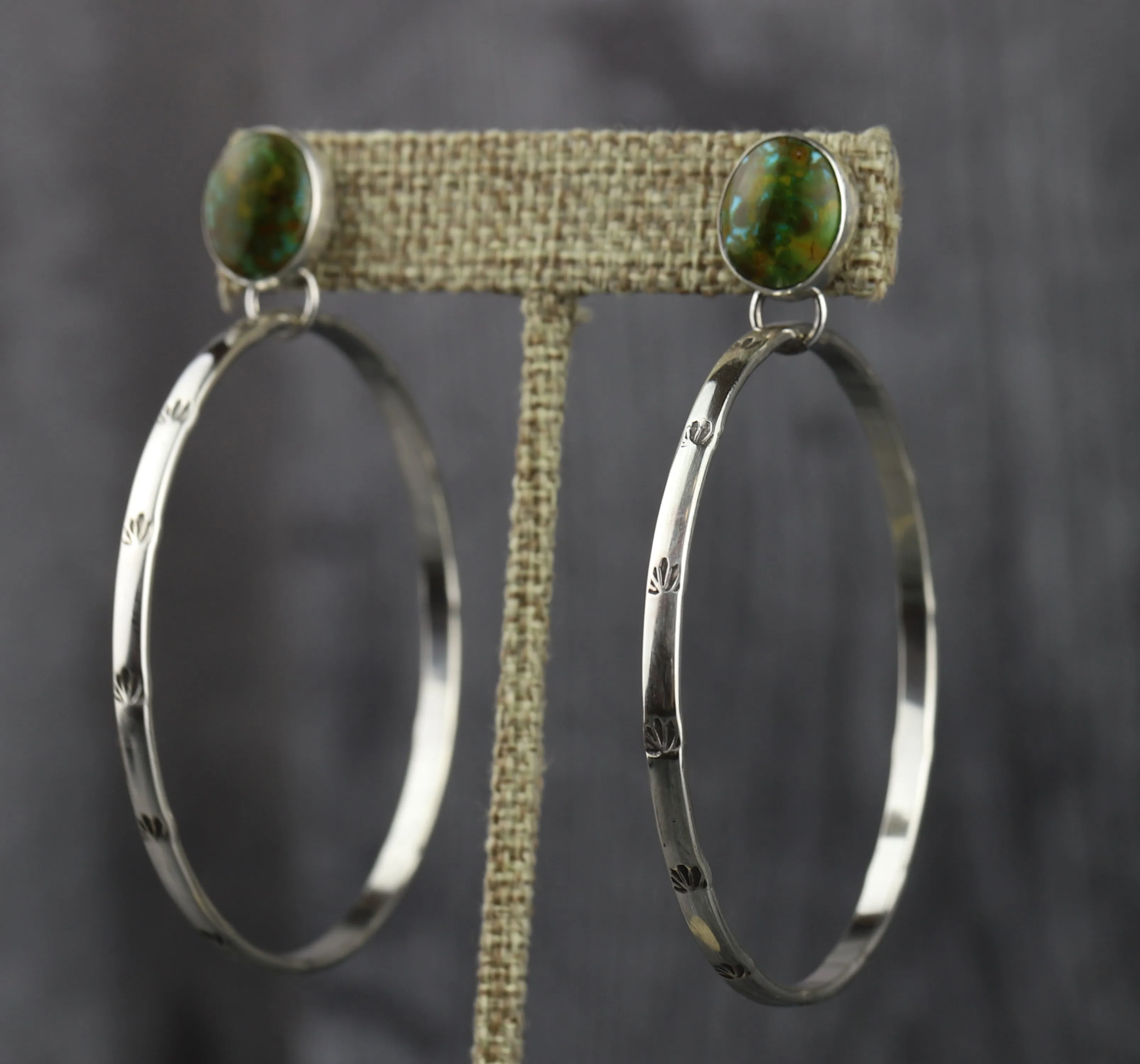 Sonoran Gold Post Hoop Earrings