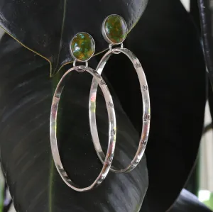 Sonoran Gold Post Hoop Earrings