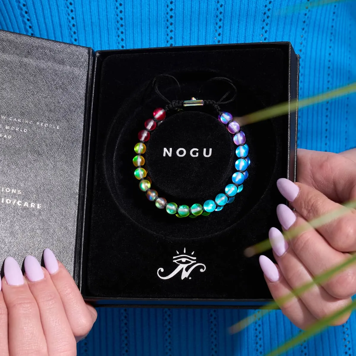 Spectral Chakra | Unicorn Silver | Double Mermaid Glass Bracelet