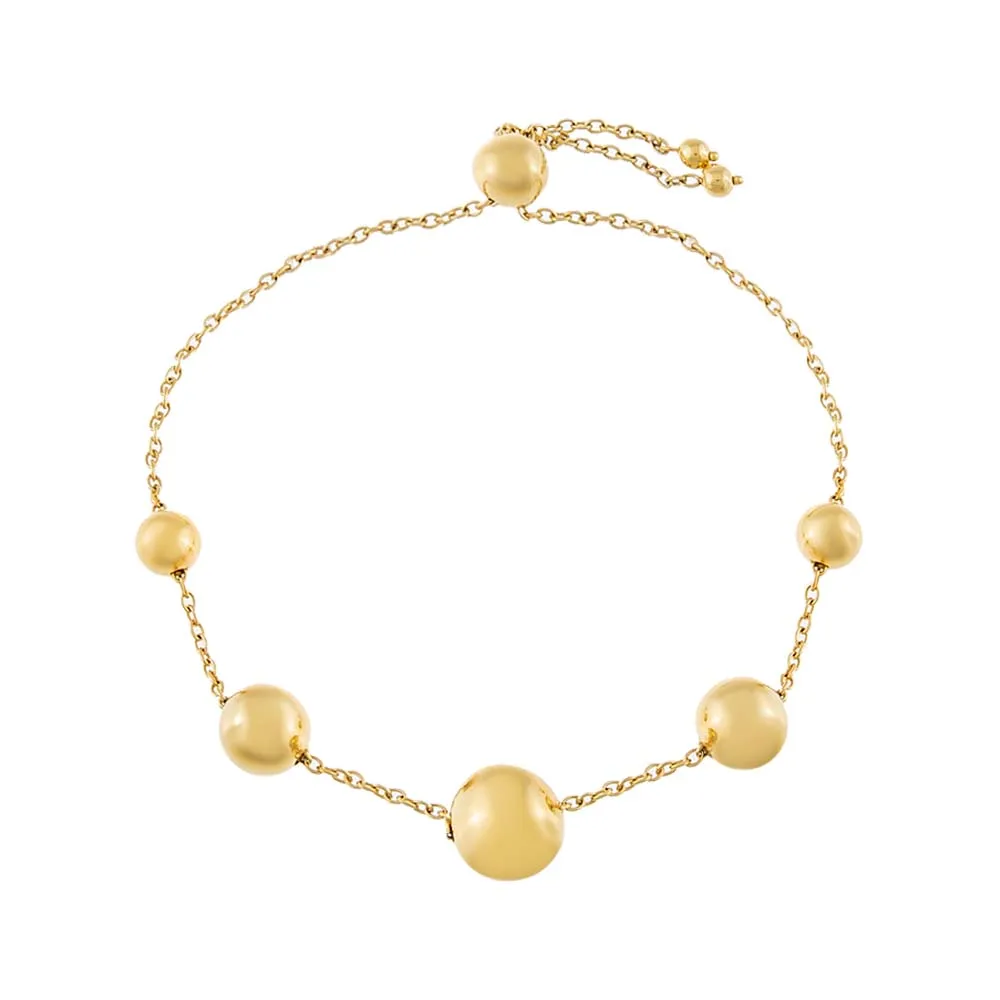 Sphere Chain Bracelet 14K