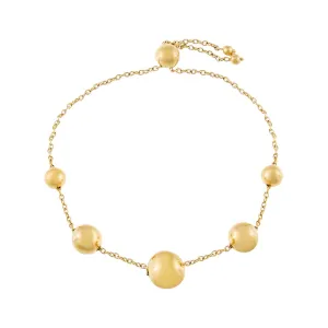 Sphere Chain Bracelet 14K