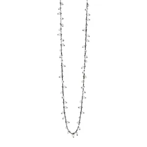 Spiral Pearl Beaded Necklace