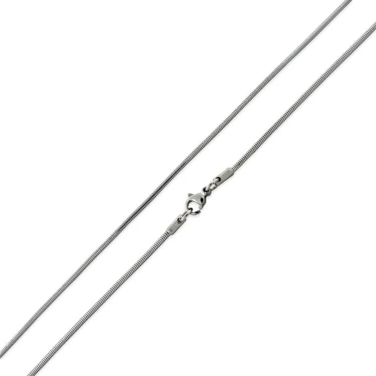 Stainless Steel 20" Snake Chain Necklace 2.0 MM