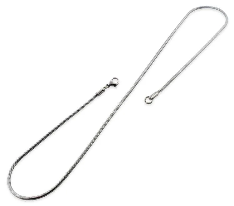 Stainless Steel 24" Snake Chain Necklace 2.0 MM