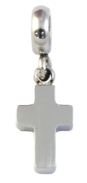 Stainless Steel Mini Cross Charm