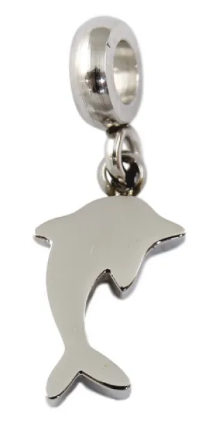 Stainless Steel Mini Dolphin Charm
