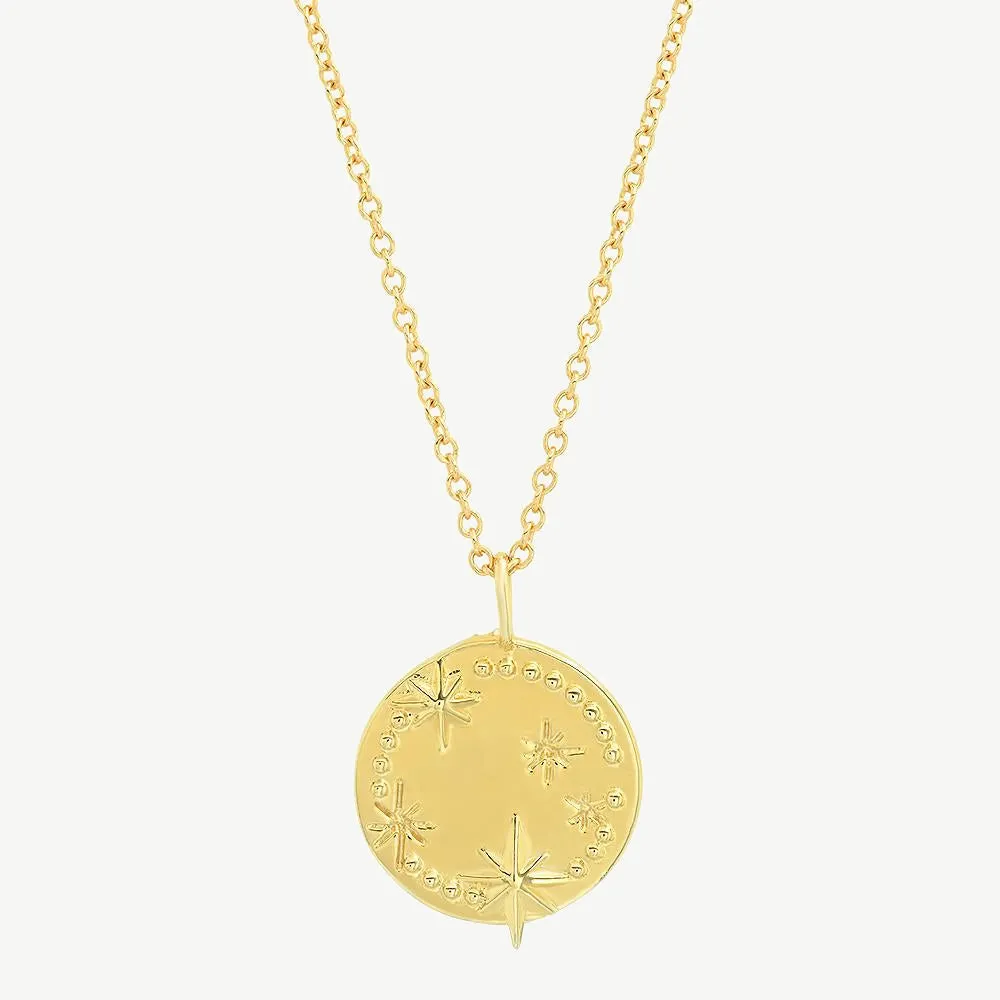 Star Disc Necklace