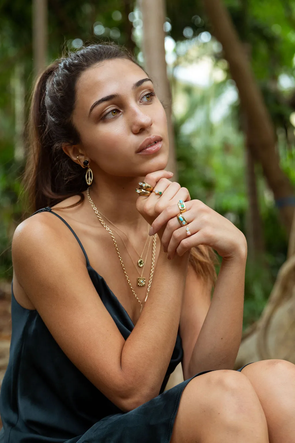 Star Disc Necklace